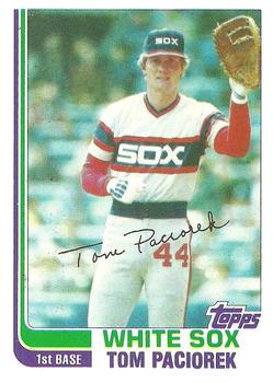 1982 Topps Traded #85T Tom Paciorek Front