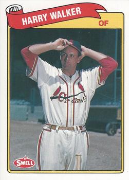 1989 Swell Baseball Greats #34 Harry Walker Front