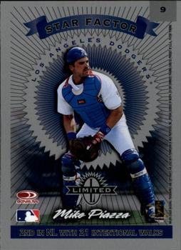 1997 Donruss Limited #9 Mike Piazza Back