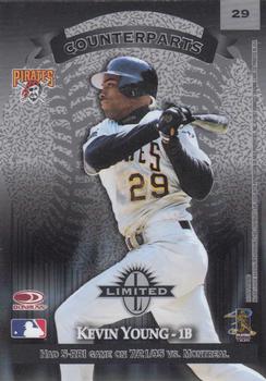 1997 Donruss Limited #29 J.T. Snow / Kevin Young Back