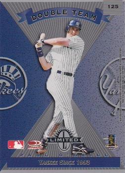 1997 Donruss Limited #125 Wade Boggs / Paul O'Neill Back
