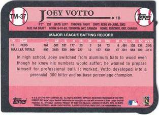 2014 Topps - 1989 Topps Die Cut Minis #TM-37 Joey Votto Back