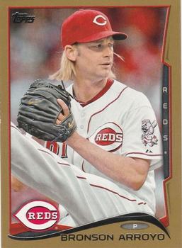 2014 Topps - Gold #78 Bronson Arroyo Front