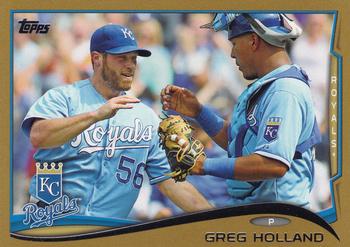 2014 Topps - Gold #617 Greg Holland Front