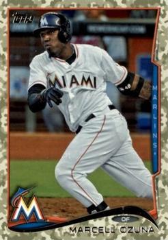 2014 Topps - Camo #70 Marcell Ozuna Front