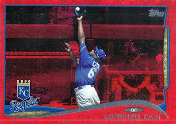 2014 Topps - Red Foil #357 Lorenzo Cain Front