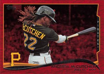 2014 Topps - Red Foil #452 Andrew McCutchen Front
