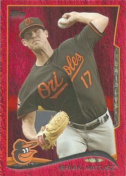 2014 Topps - Red Foil #547 Brian Matusz Front