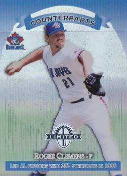 1997 Donruss Limited - Limited Exposure #124 Roger Clemens / Alan Benes Front