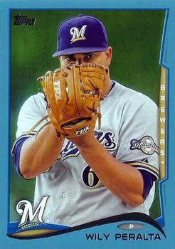 2014 Topps - Blue #96 Wily Peralta Front