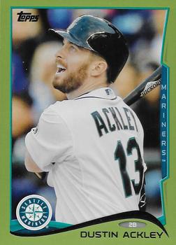 2014 Topps - Green #9 Dustin Ackley Front