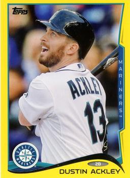 2014 Topps - Yellow #9 Dustin Ackley Front