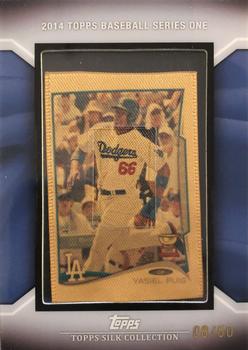 2014 Topps - Silk Collection #NNO Yasiel Puig Front