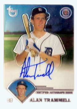 2003 Topps Retired Signature Edition - Autographs #TA-AT Alan Trammell Front