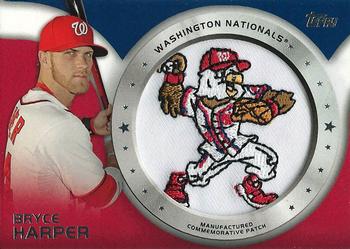 2014 Topps - Commemorative Patches #CP-6 Bryce Harper Front