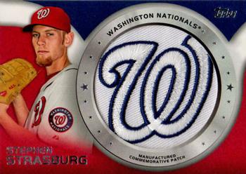 2014 Topps - Commemorative Patches #CP-15 Stephen Strasburg Front