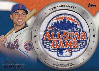 2014 Topps - Commemorative Patches #CP-22 David Wright Front