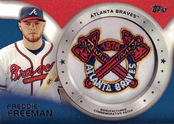2014 Topps - Commemorative Patches #CP-30 Freddie Freeman Front