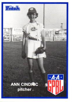1995 Fritsch AAGPBL Series 1 #40 Ann Cindric Front