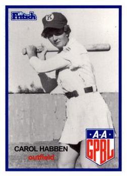 1995 Fritsch AAGPBL Series 1 #74 Carol Habben Front