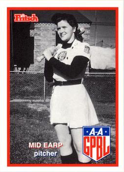 1996 Fritsch AAGPBL Series 2 #256 Mid Earp Front