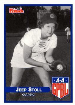2000 Fritsch AAGPBL Series 3 #406 Jeep Stoll Front