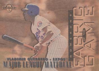 1997 Donruss Limited - Fabric of the Game #23 Vladimir Guerrero Front