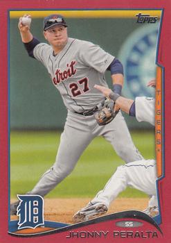 2014 Topps - Red #2 Jhonny Peralta Front