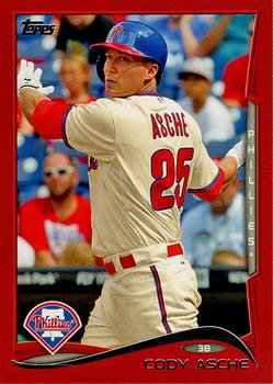 2014 Topps - Red #4 Cody Asche Front