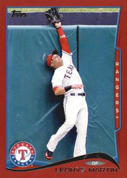 2014 Topps - Red #82 Leonys Martin Front
