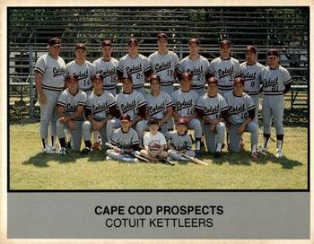 1988 Ballpark Cape Cod League Prospects #24 Cotuit Kettleers Front