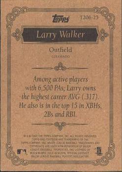 2002 Topps 206 - Team 206 (Series 3) #T206-25 Larry Walker Back