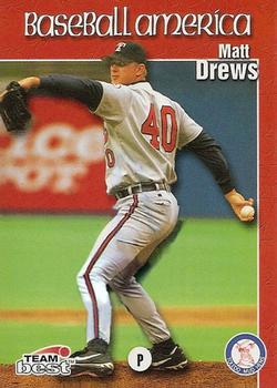 1999 Team Best Baseball America #36 Matt Drews Front