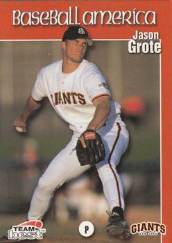 1999 Team Best Baseball America #47 Jason Grote Front