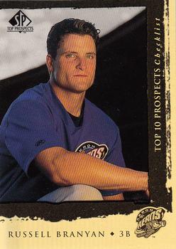 1999 SP Top Prospects #8 Russell Branyan Front