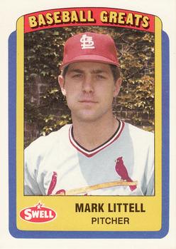 1990 Swell Baseball Greats #112 Mark Littell Front