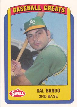 1990 Swell Baseball Greats #7 Sal Bando Front