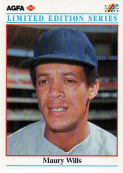 1990 AGFA #12 Maury Wills Front