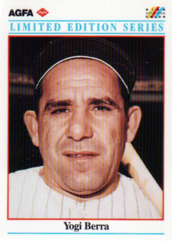 1990 AGFA #22 Yogi Berra Front