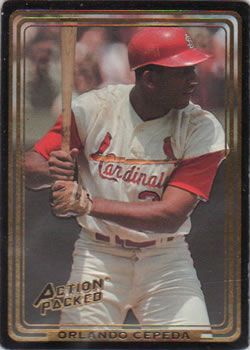 1993 Action Packed All-Star Gallery Series I #66 Orlando Cepeda Front
