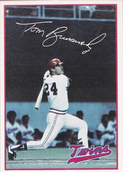 1985 7-Eleven Minnesota Twins #7 Tom Brunansky Front
