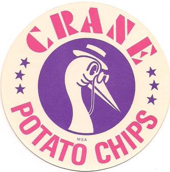 1976 Crane Potato Chips Discs #NNO Reggie Jackson Back
