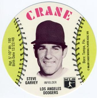 1976 Crane Potato Chips Discs #NNO Steve Garvey Front