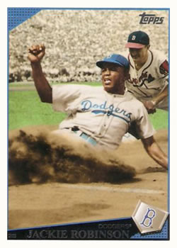 2009 Topps #30 Jackie Robinson Front