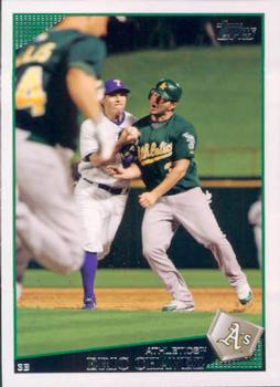2009 Topps #495 Eric Chavez Front