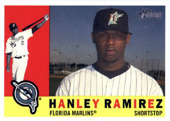 2009 Topps Heritage #10 Hanley Ramirez Front