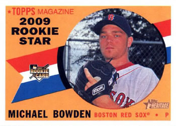 2009 Topps Heritage #117 Michael Bowden Front