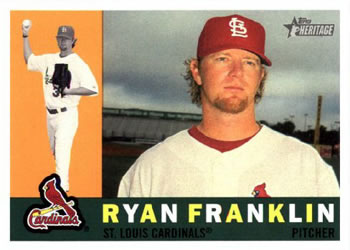 2009 Topps Heritage #195 Ryan Franklin Front