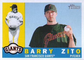 2009 Topps Heritage #303 Barry Zito Front