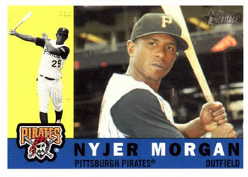 2009 Topps Heritage #2 Nyjer Morgan Front